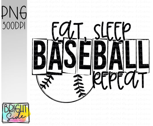 Eat Sleep Baseball Repeat