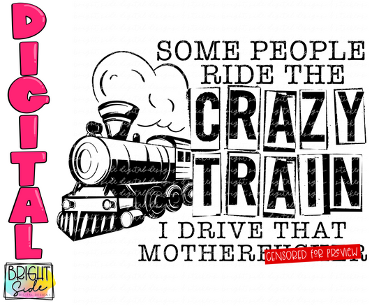 Some people ride the crazy train. I drive that motherf***