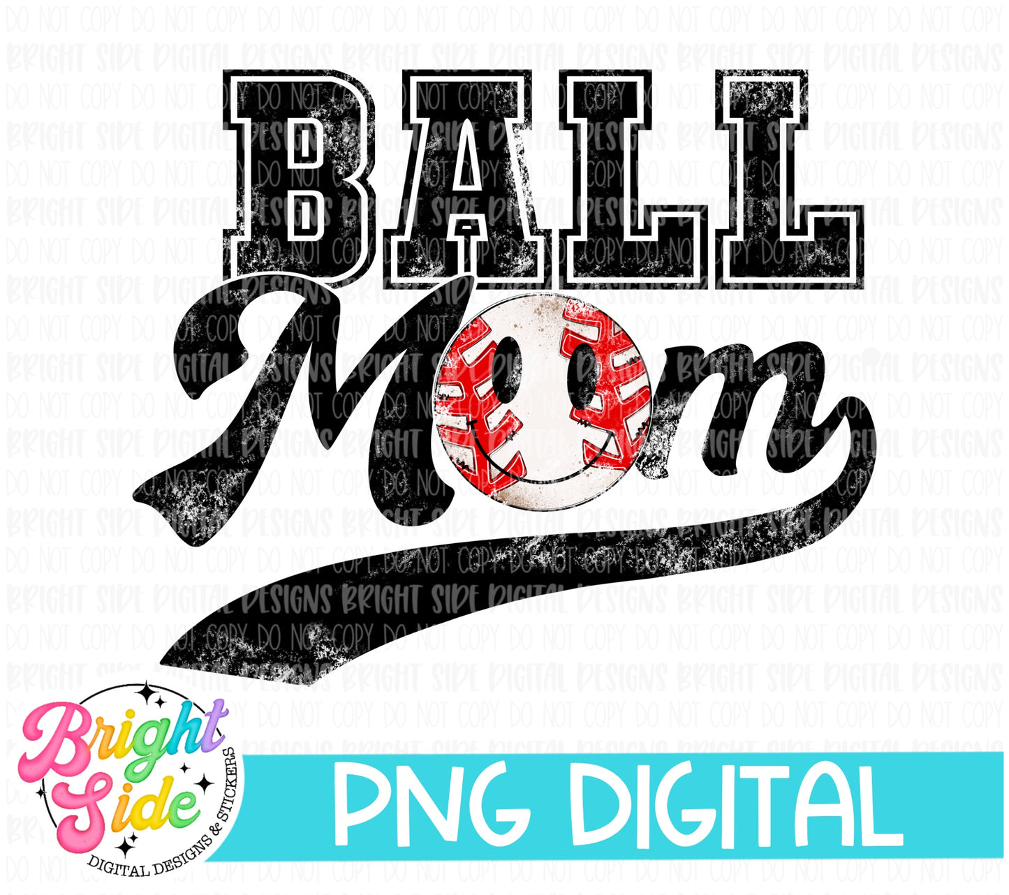 Ball Mom -baseball