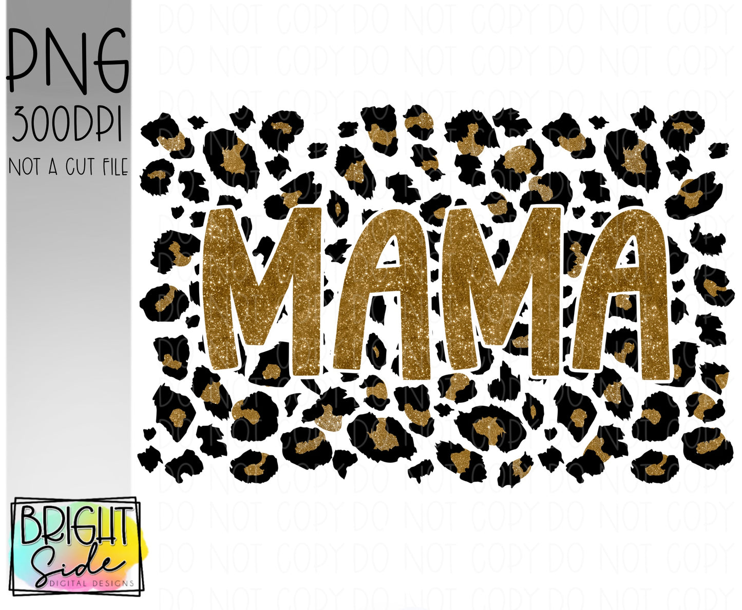 MAMA -gold leopard