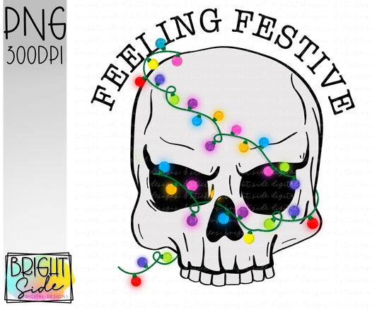 Feeling festive skull