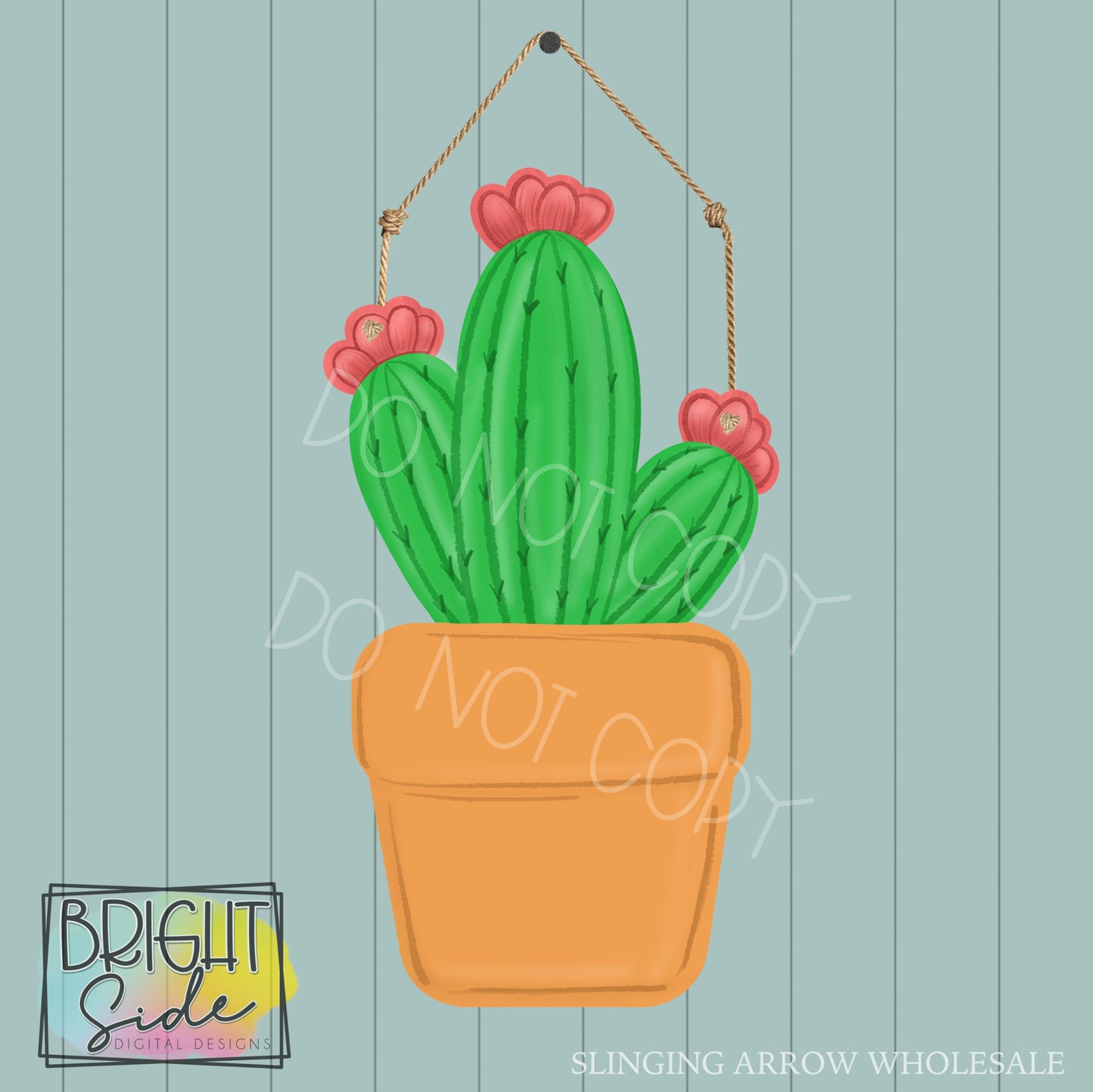 Potted Cactus blank