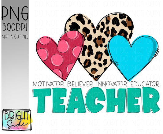 Motivator. Believer. Innovator. Educator. Teacher