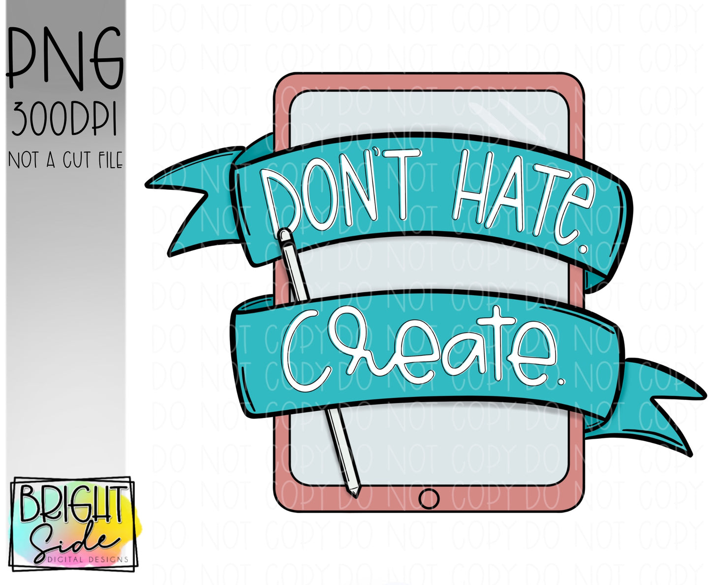Don’t Hate. Create. iPad version