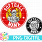 Softball Mama -SB Skeleton