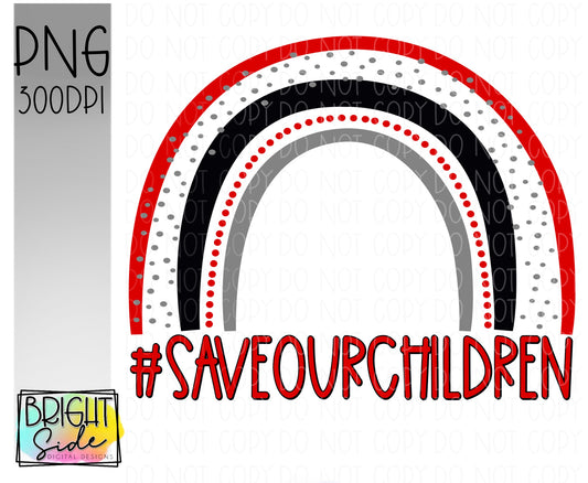 Save Our Children black & red (1)