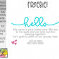 Friends play date cards