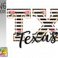 Texas floral & gold