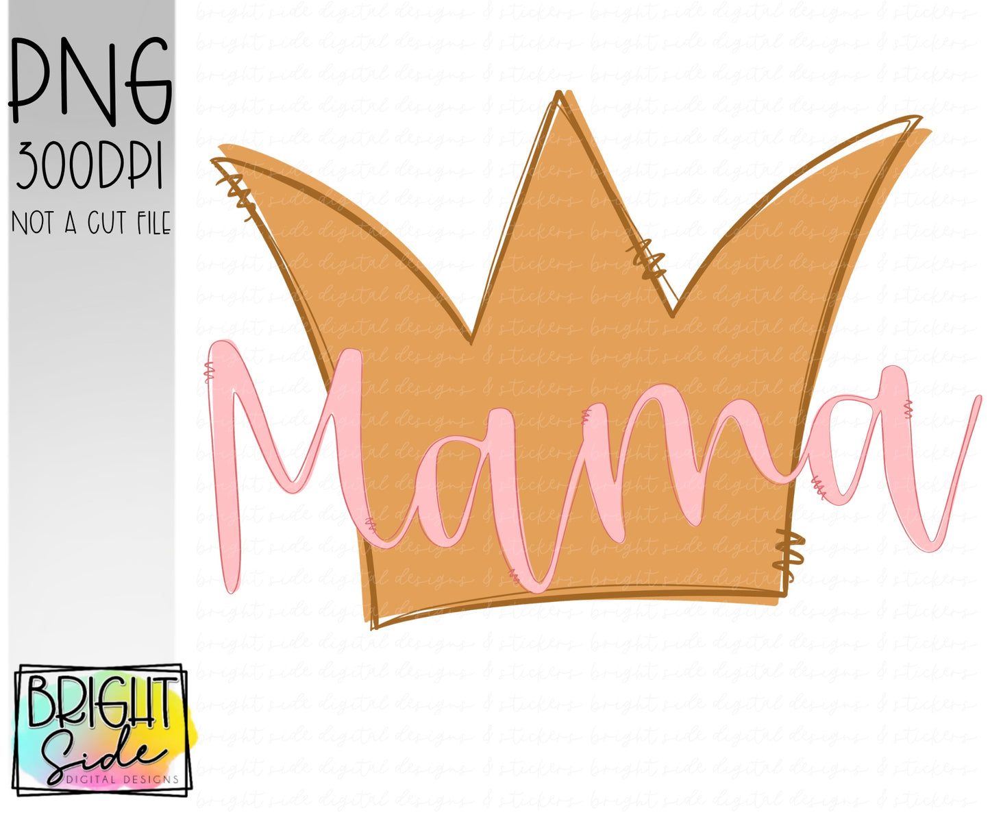 Mama with crown