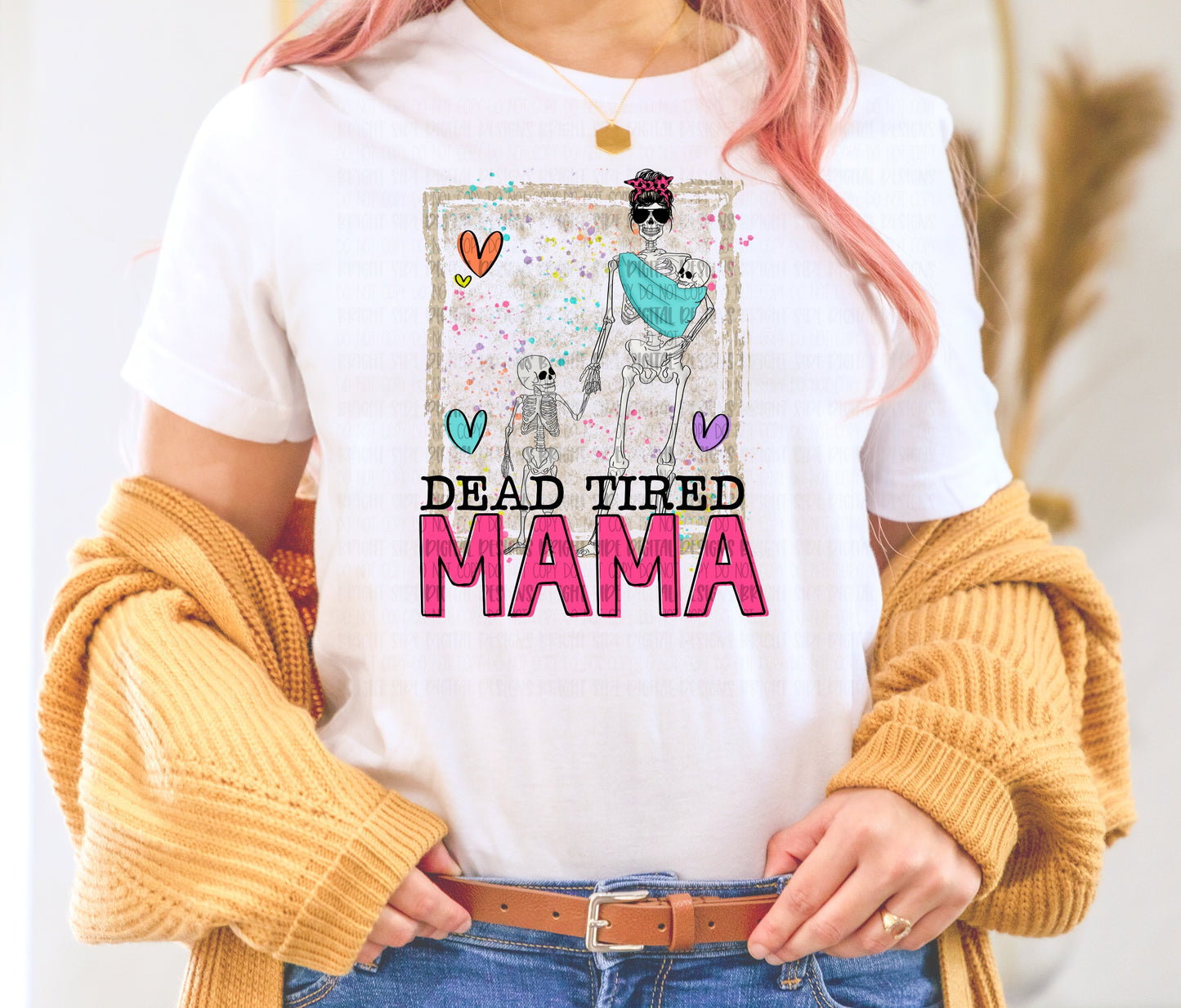 Dead tired mama -gender neutral baby
