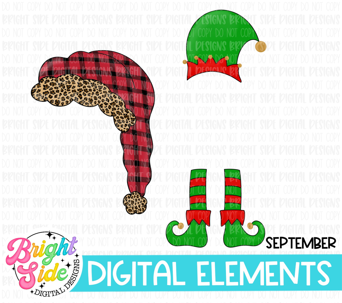 Christmas Digital Elements Bundle