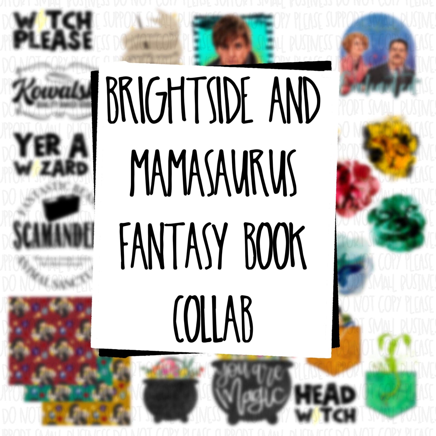 Fantasy Book Collab with MamaSaurus 24 designs
