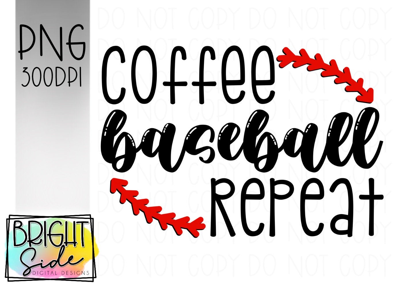 Coffee Baseball Repeat