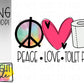Peace Love Toilet Paper - 1