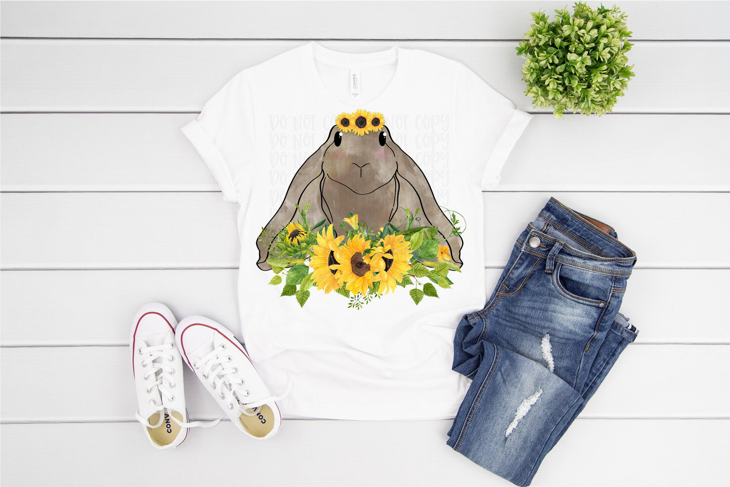 Sunflower bunny