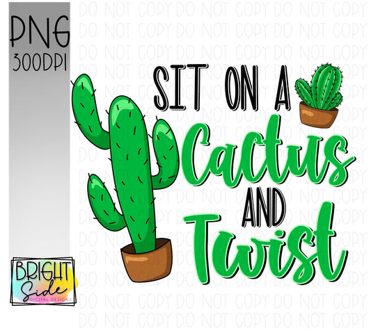 Sit on a cactus -2