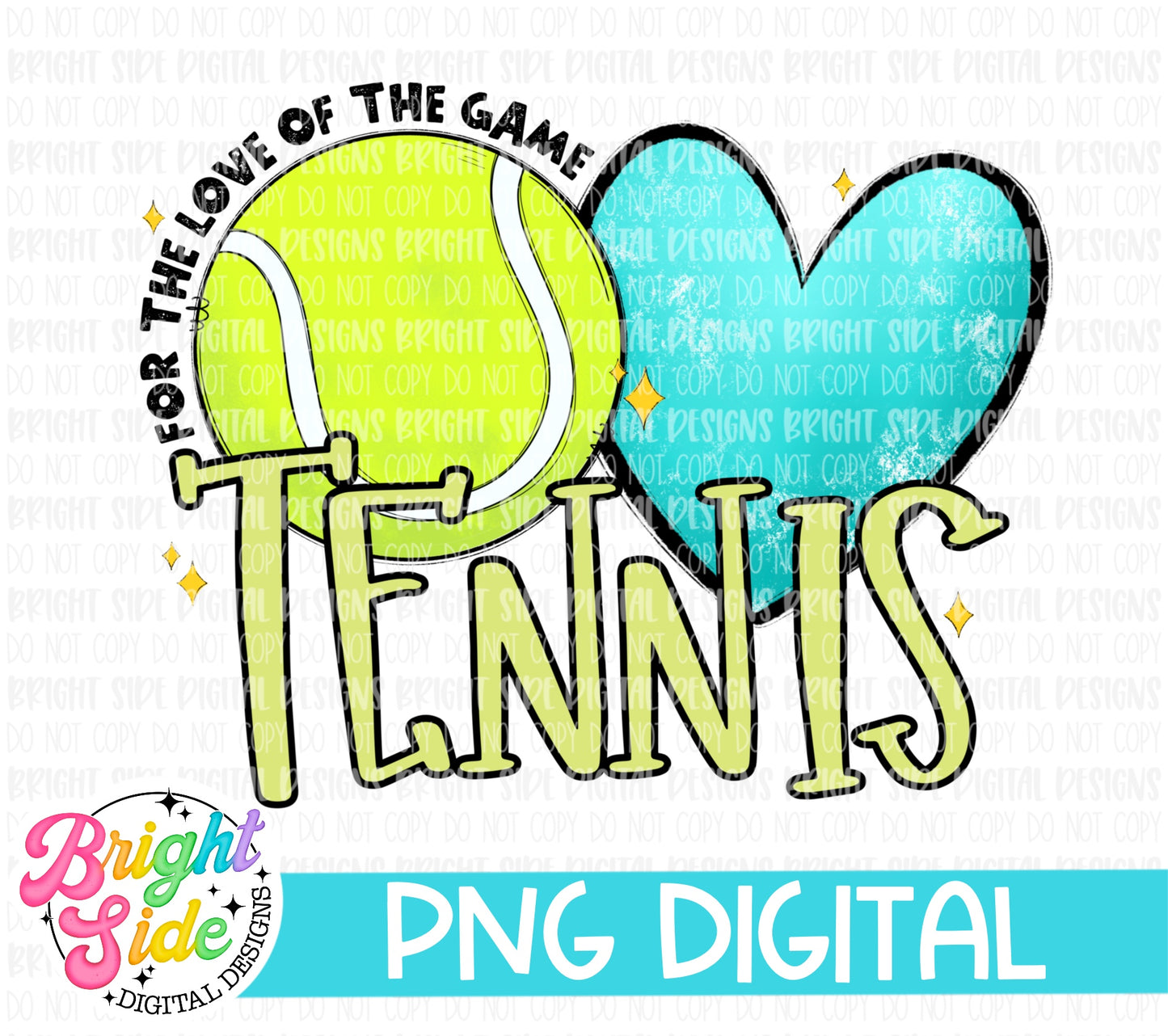 Love Of The Game- Tennis (Green)