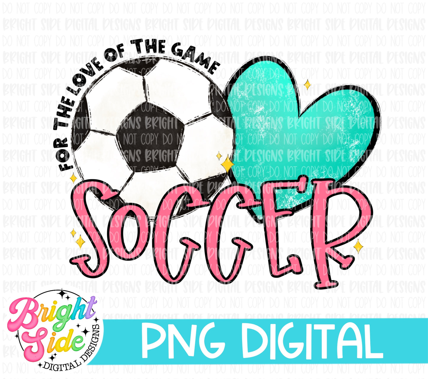 Love Of The Game -Soccer (Pink)