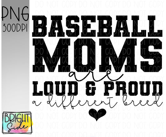 Baseball moms -a different breed